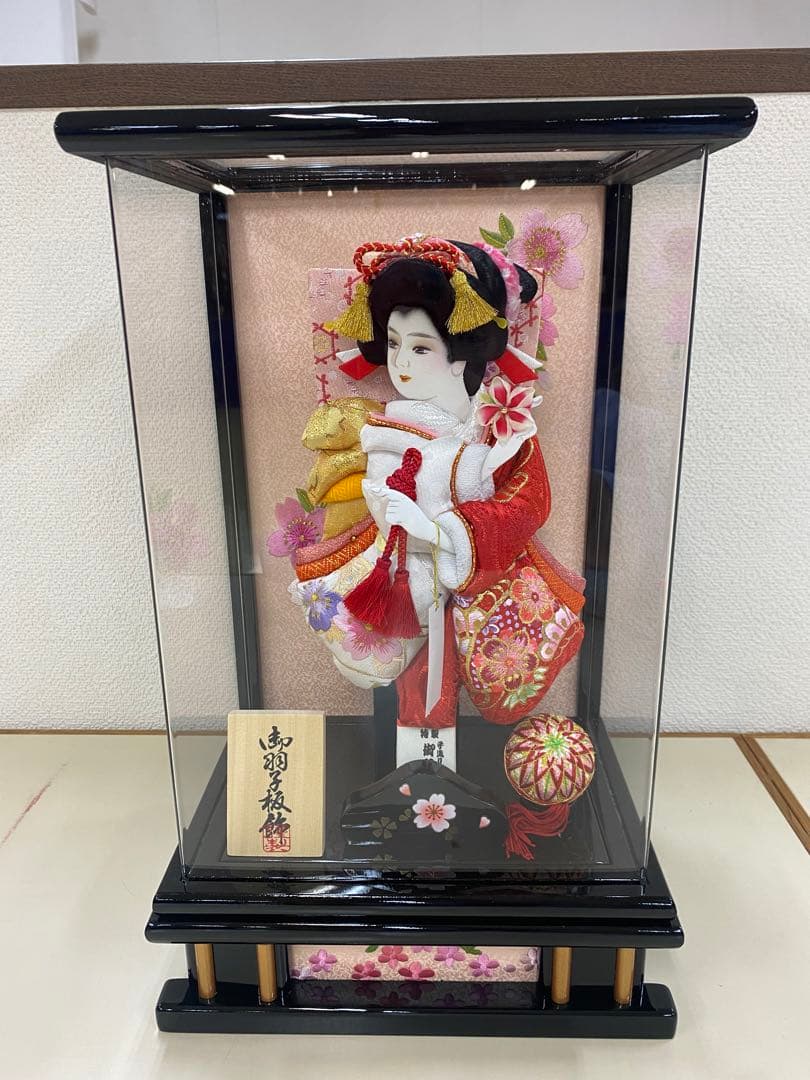 羽子板　アクリルケース８号・コンパクトサイズ間口約２４×奥行約１８×高さ約４０㎝