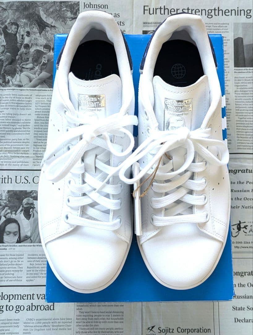 なみ【新品・タグ付・レア】adidas STAN SMITH 24cm白
