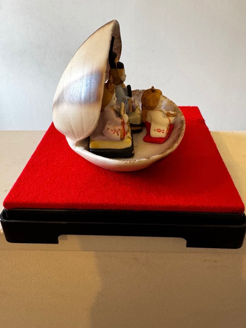 雛飾り 陶器 貝がらびな5人セット 桃の節句