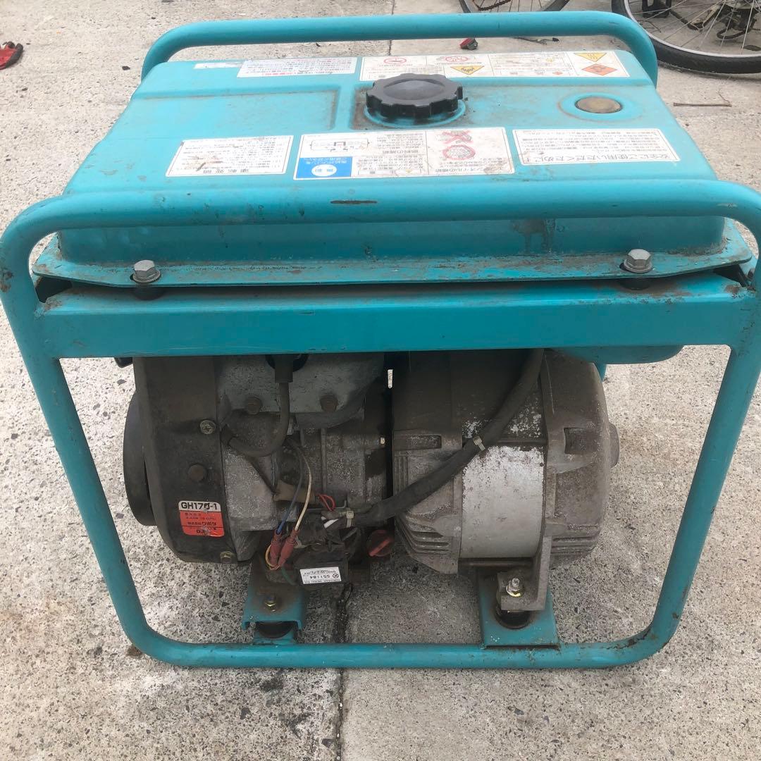 実働 デンヨー製 発電機 ニューパワーGA-2600 100V 50Hz