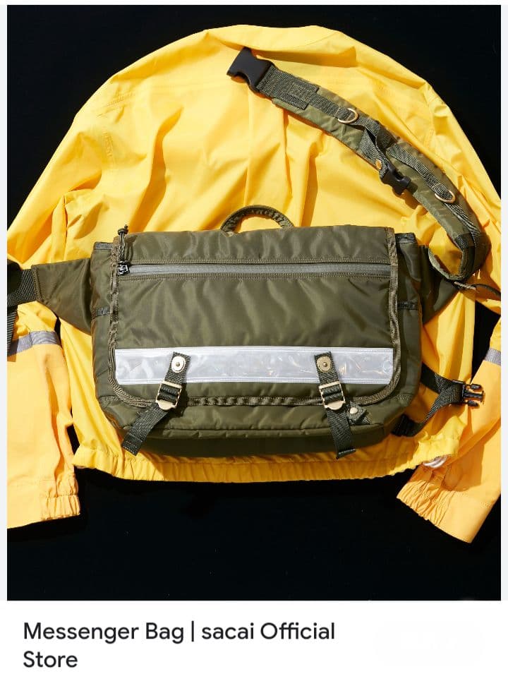 ！定価の半額！sacai×PORTER/定価9.5万/廃盤/メッセンジャーバッグ