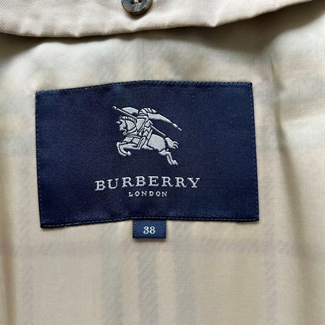 バーバリーロンドン　トレンチコート　ライナー付き　ロング丈　ベージュ　M相当