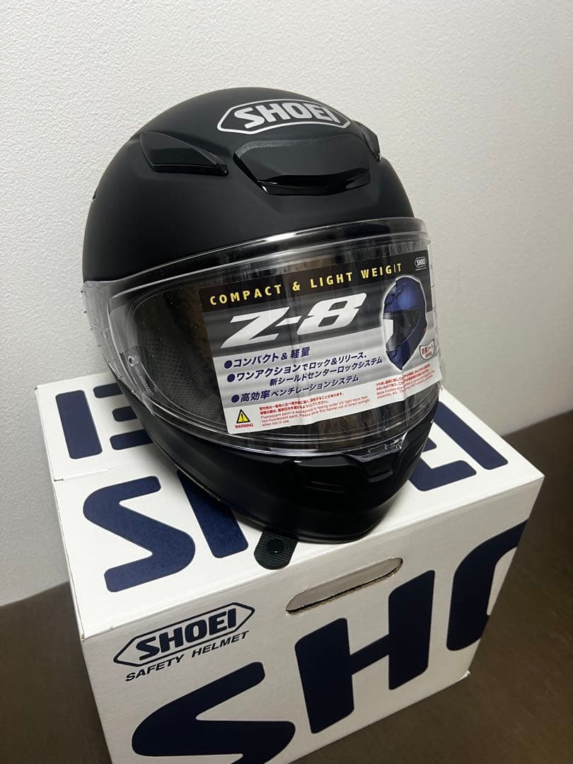 SHOEI Z-8 フルフェイスヘルメット マットブラック　Mサイズ
