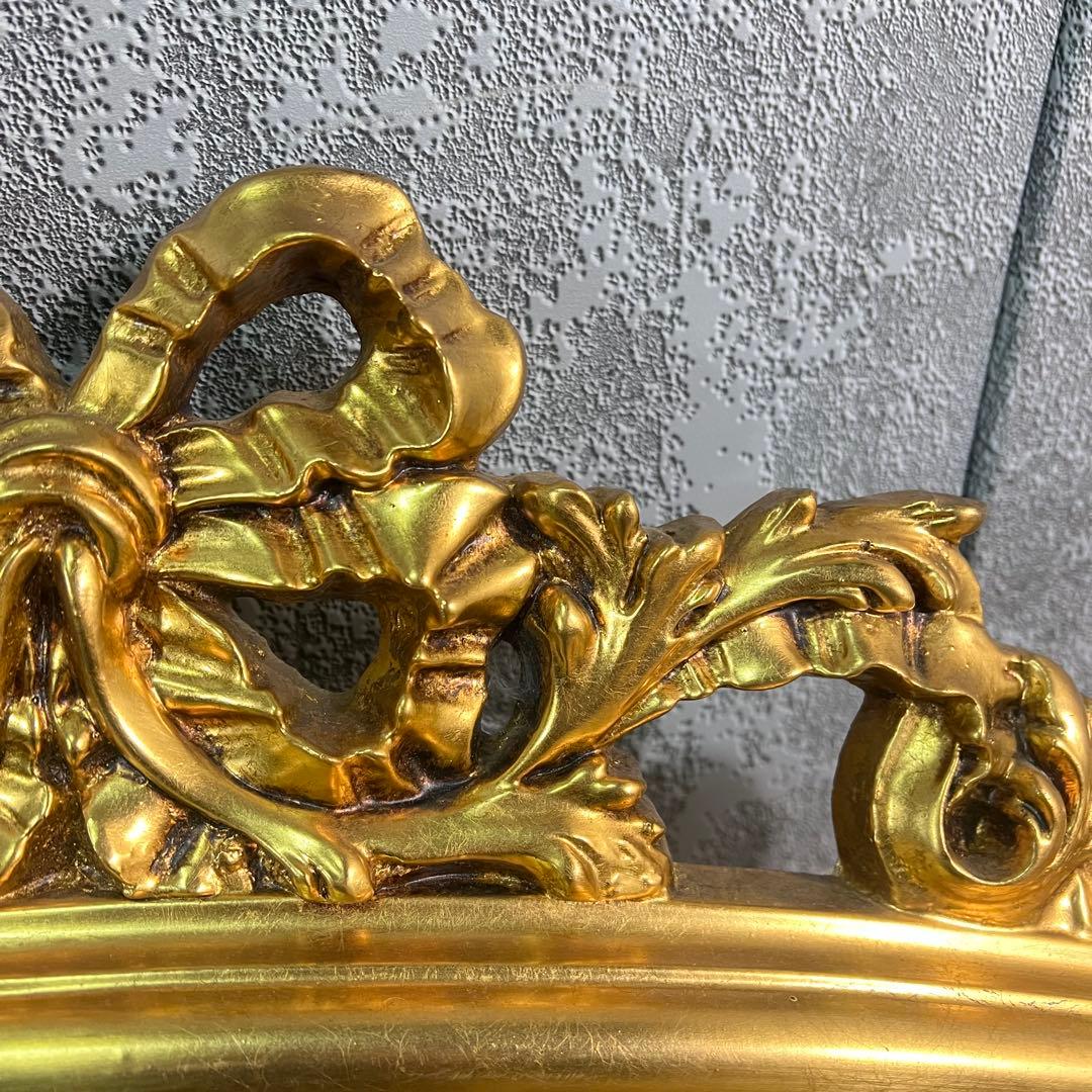 ꧁イタリア製家具꧂ウォールミラー 壁掛け鏡 王宮 アンティーク ヴィンテージ