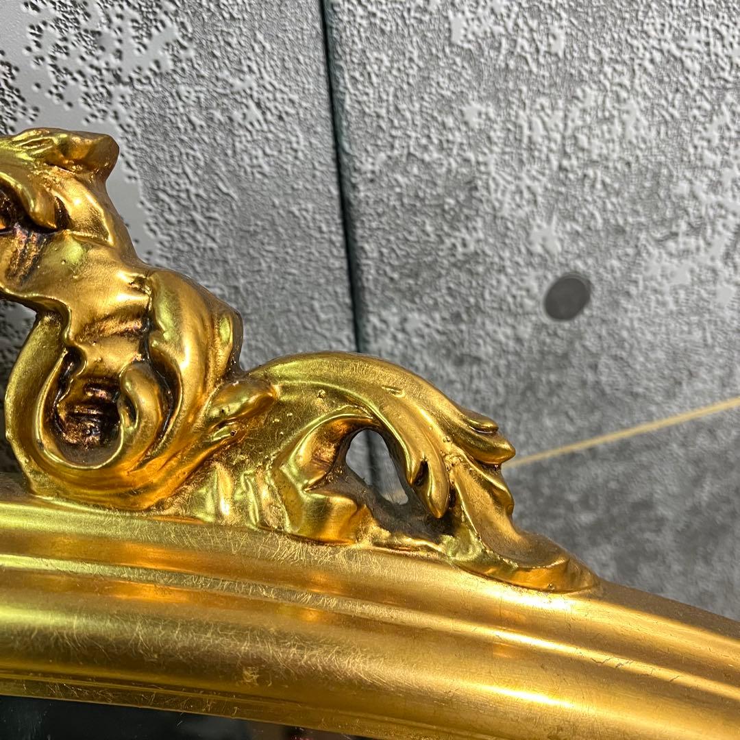 ꧁イタリア製家具꧂ウォールミラー 壁掛け鏡 王宮 アンティーク ヴィンテージ