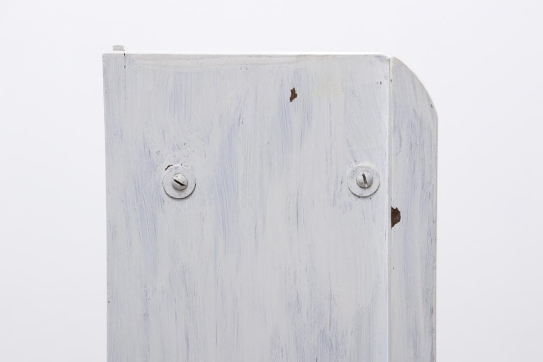 レトロ 無垢材 ペイント 本棚 シェルフ 飾り棚 ラック 書庫 ヴィンテ ージ