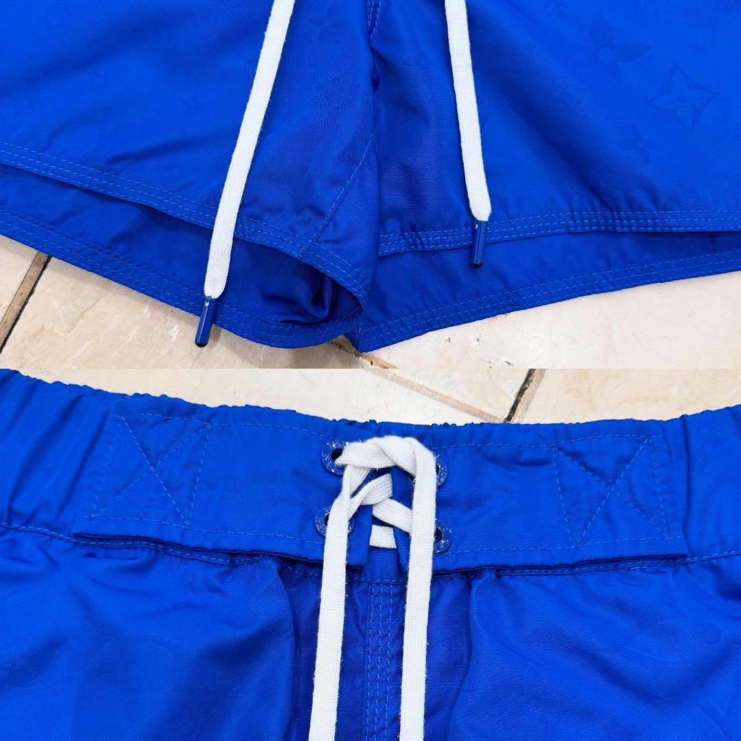 【美品】ルイヴィトン／モノグラム総柄 3Dポケット付 スイムパンツ(XS)