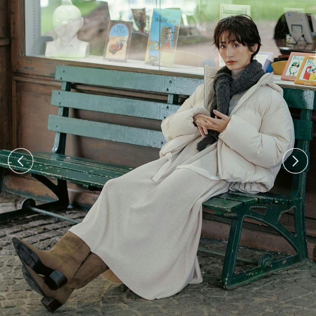 新品タグ付　フレンチダウンジャケット　白　Mila Owen