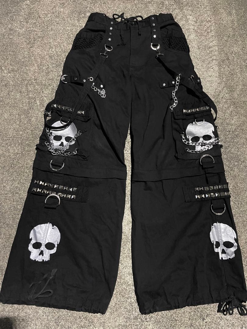 パンツ TRIPPNYC Skull Bondage Pants Black S