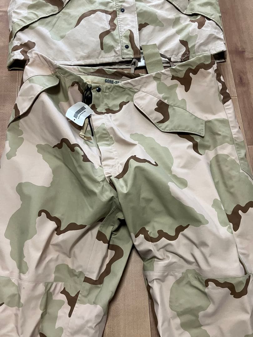 USアーミー　ゴアテックス　GORE-SEAM 迷彩服　上下セット　米軍 XL