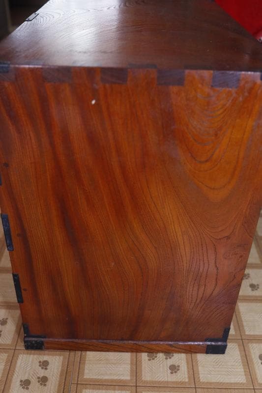 ◆民芸家具 けやき無垢 チェスト 引出収納　サイドボード ローチェスト幅57