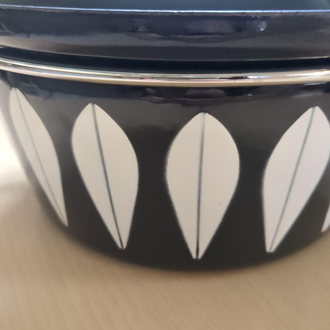 キャサリンホルム　ホーロー鍋　ブラック