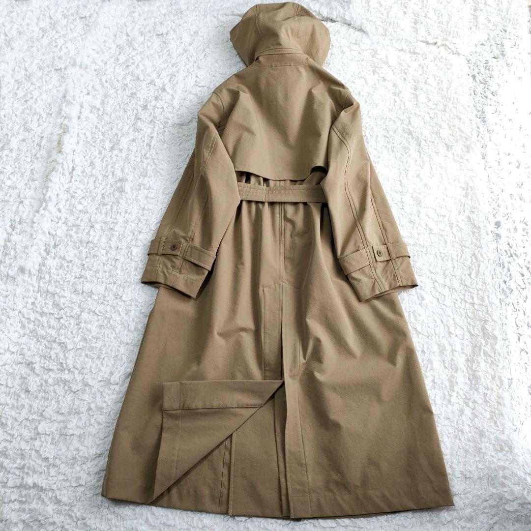 美品✨レリル lelill オールウェザーフードトレンチコート ベージュ 洗える