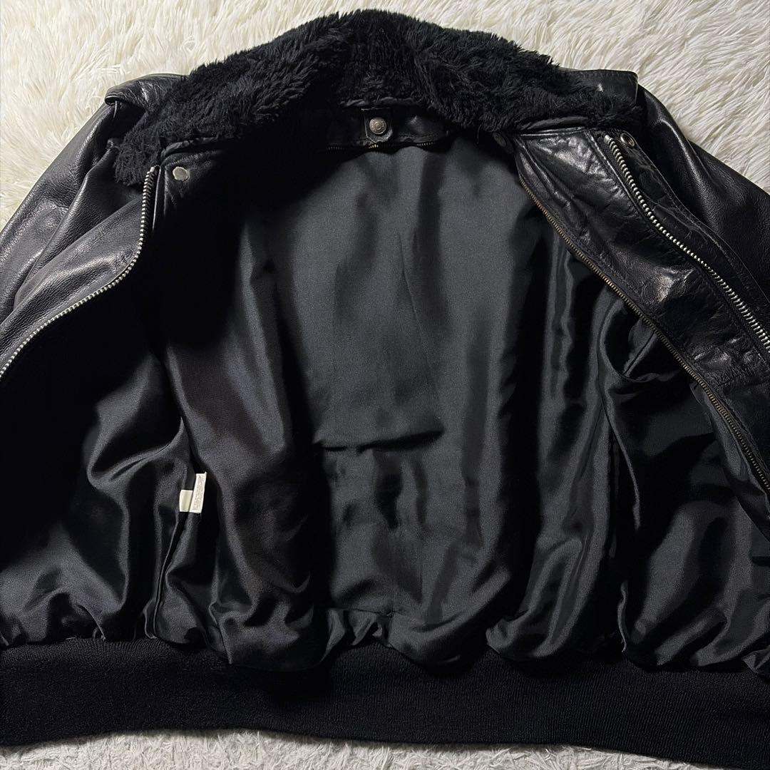 【米国製】schott フライトジャケット　 G-1 184SM ブラック　38