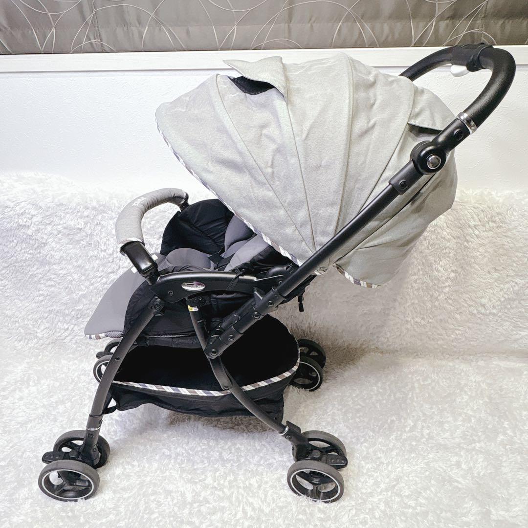アップリカ ラクーナエアーコンパクト ベビーカー 限定モデル グレー