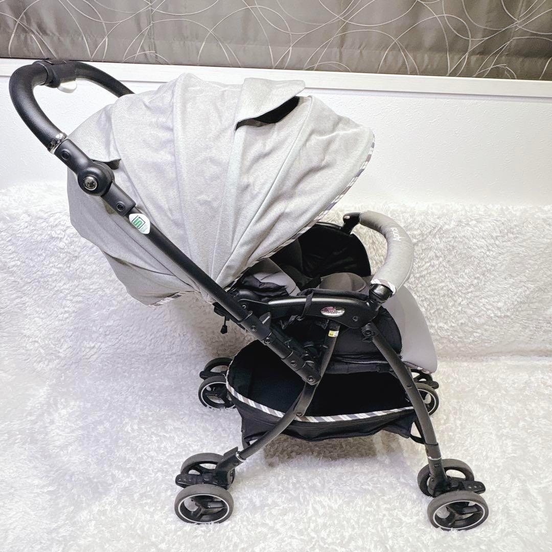 アップリカ ラクーナエアーコンパクト ベビーカー 限定モデル グレー