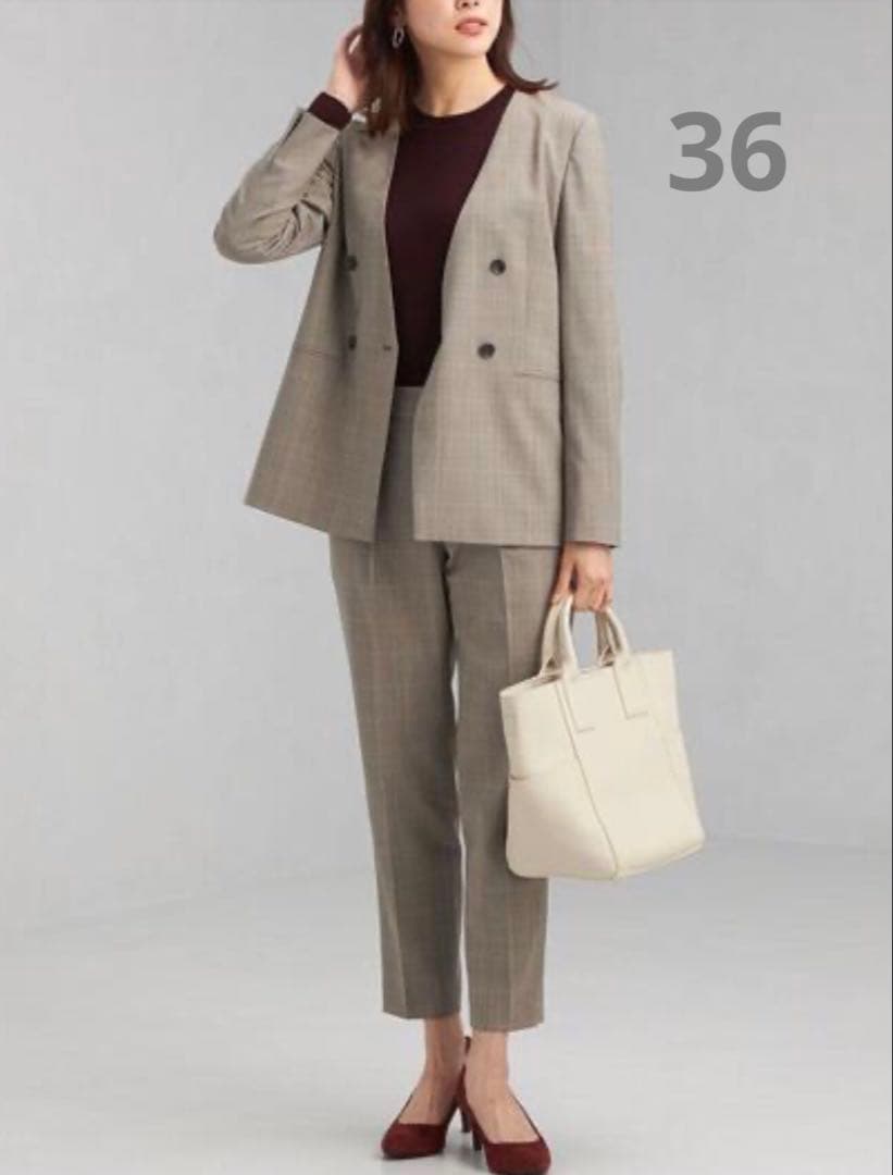 ユナイテッドアローズ　カチリラ　パンツスーツ　セットアップ　36