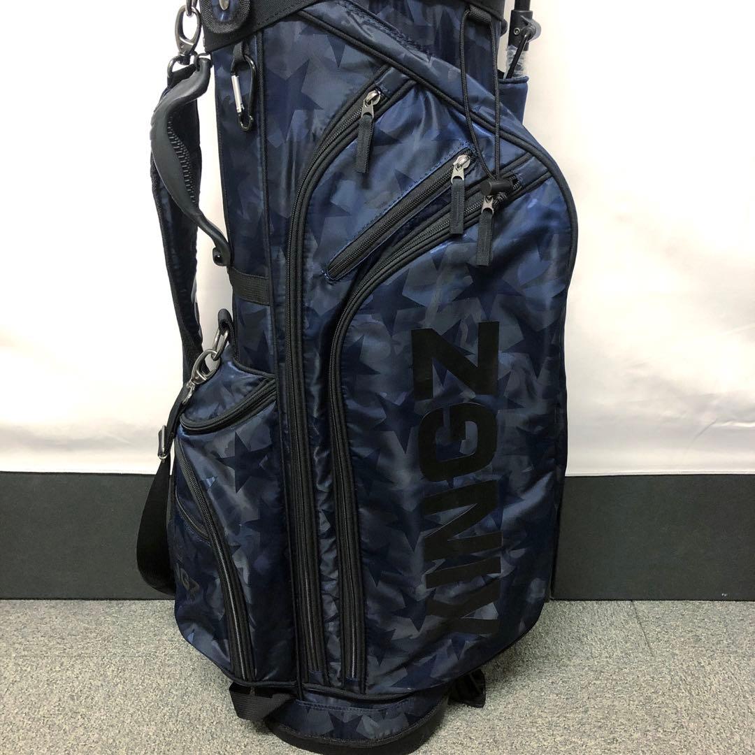 フォロー割■ KINGZ Samantha ゴルフ キャディ メンズ ネイビー