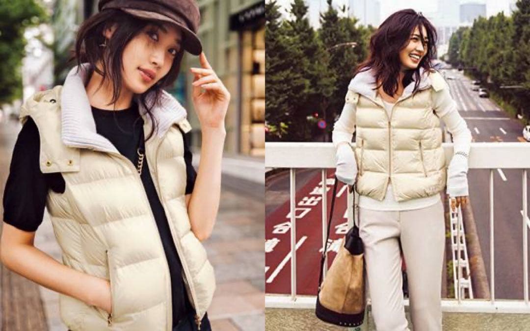 タトラス ダウンベスト　アイボリー