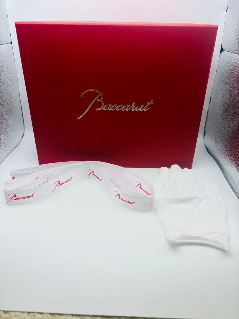 バカラ クリスタル仏陀 プレート付 箱・紙袋付 美品