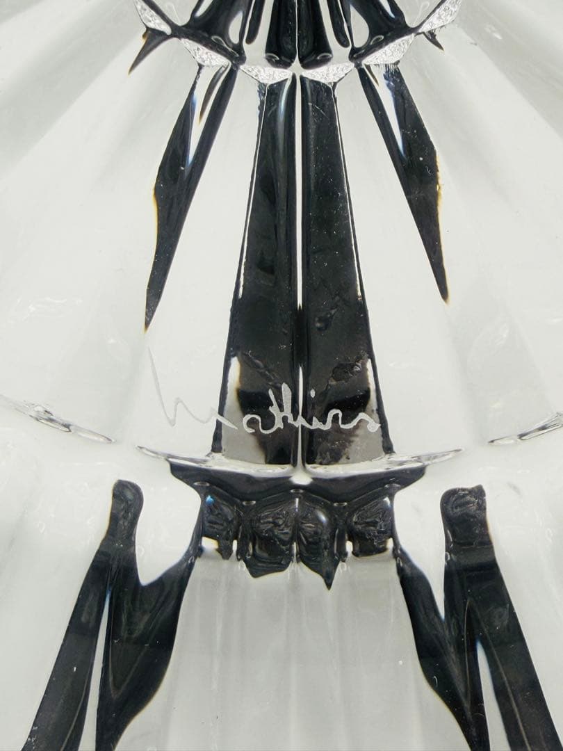 バカラ クリスタル仏陀 プレート付 箱・紙袋付 美品