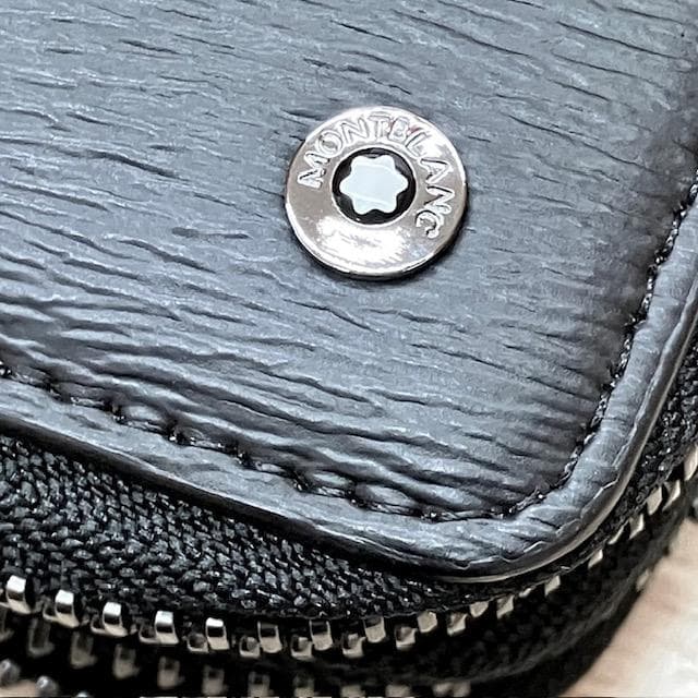 ●MONTBLANCホワイトスター　 ダブルラウンドファスナー オーガナイザー