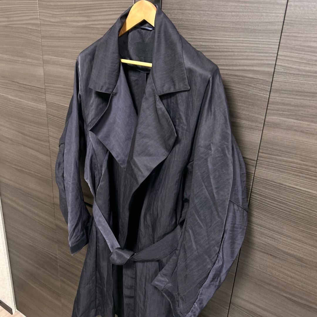 junhashimoto NYLON LONG COAT ネイビー サイズ5