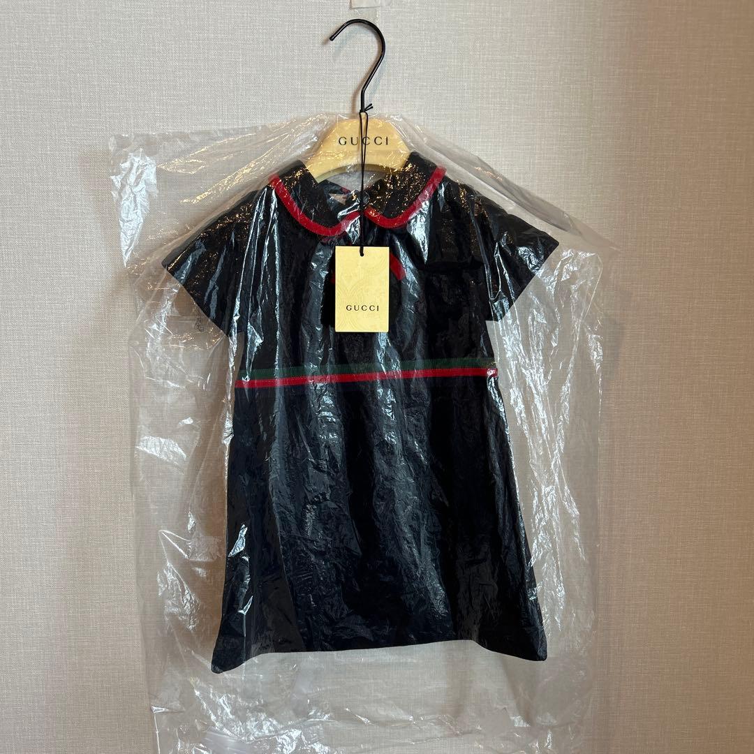 GUCCI ネイビー ワンピース 襟付き　24m