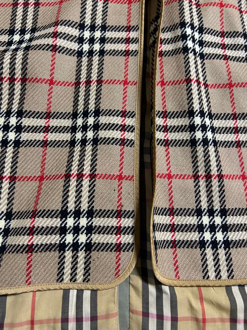 バーバリーズ ステンカラーコート 比翼 ライナー ノバチェック XＬ　ロング