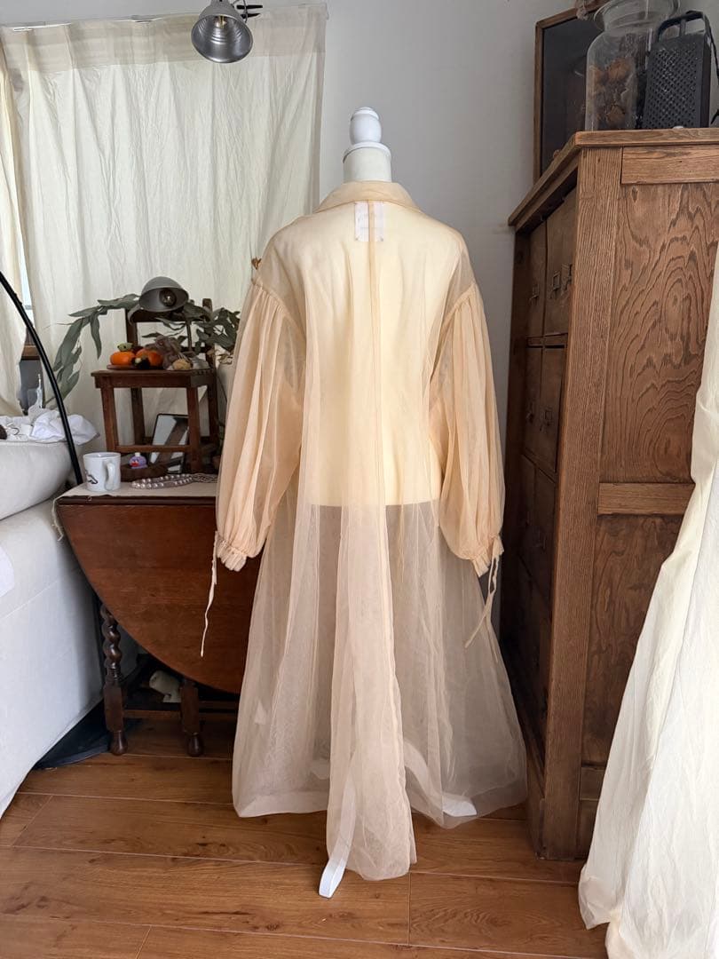 CAROLINA GLASER ワンピース　ベスト付き チュールトレンチコート