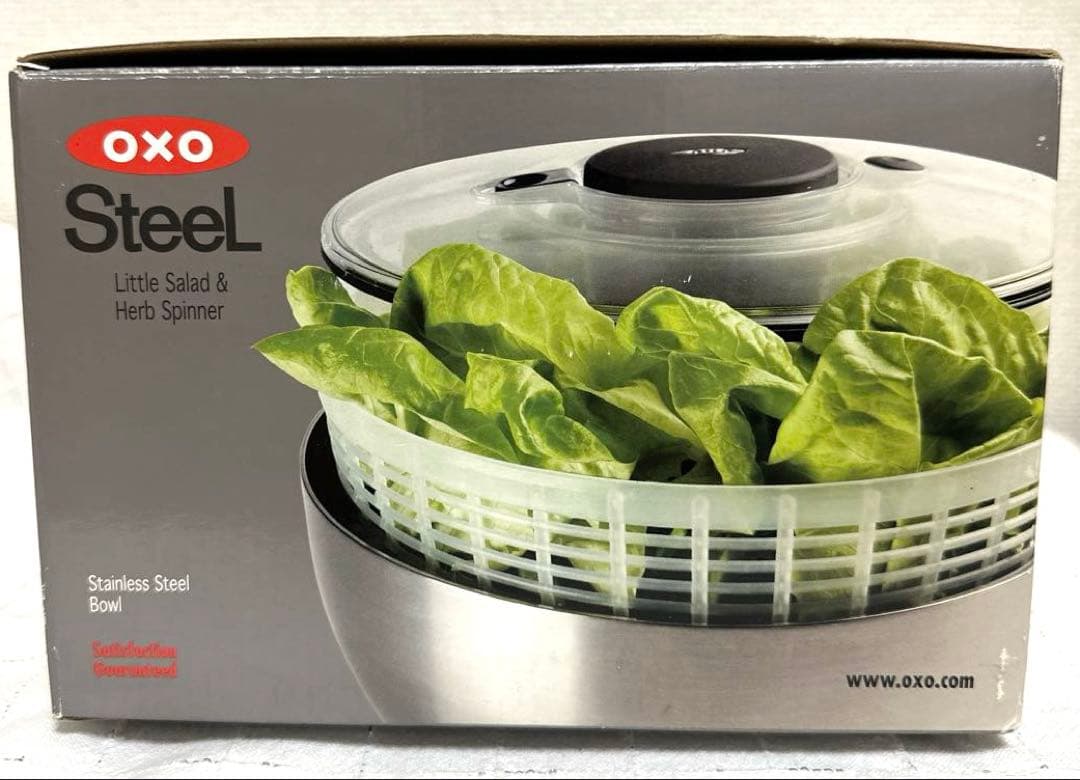 〇250984　OXO スチール サラダスピナー ステンレス 1071498