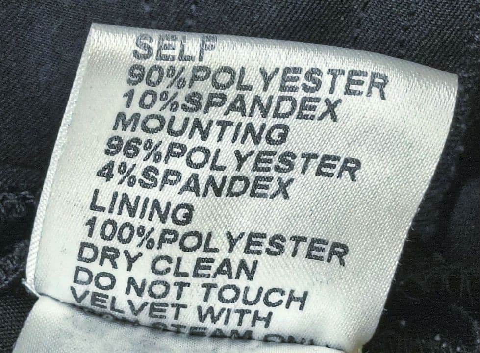 ❤【タダシショウジ】✨美品　フォーマルワンピース　別珍　ブラック/黒　4