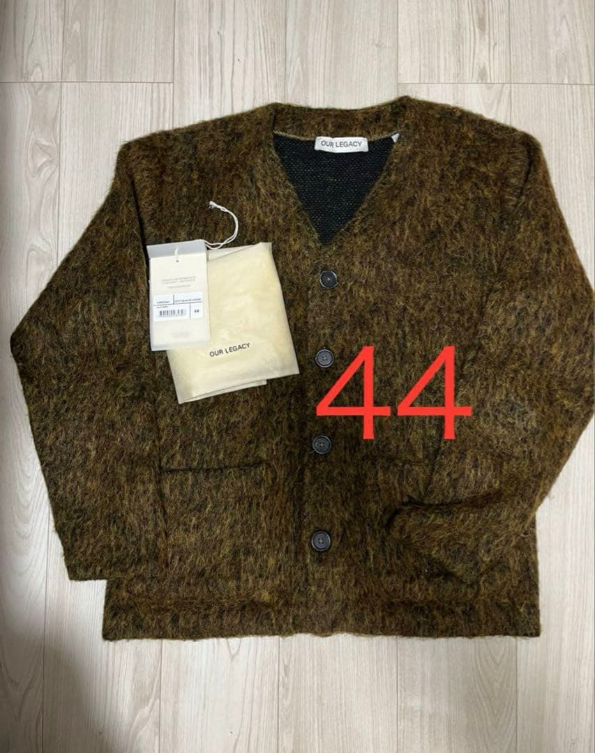 トップス our legacy olive mohair cardigan 44