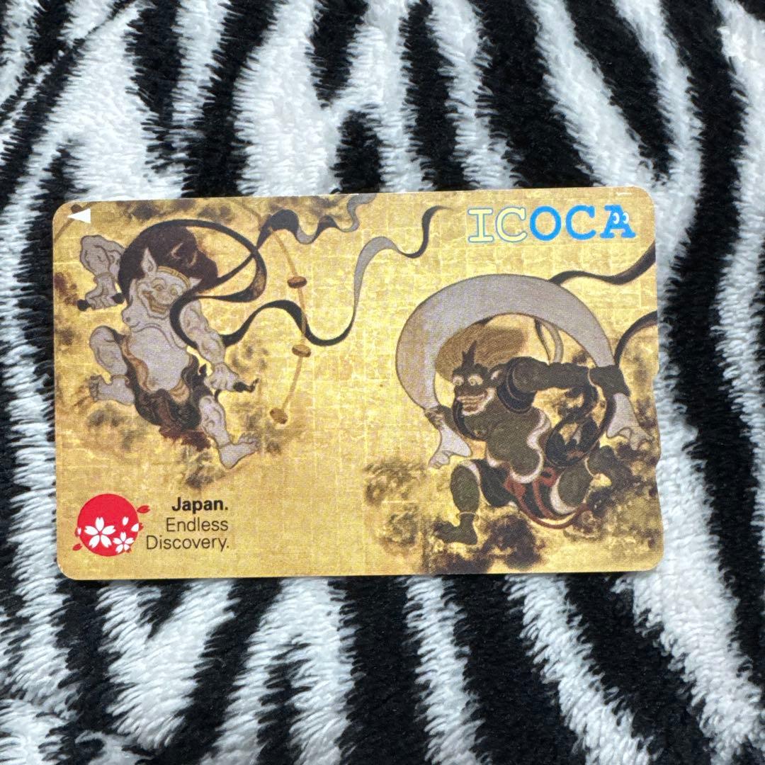 ICOCA 記念デザインカード 風神雷神図