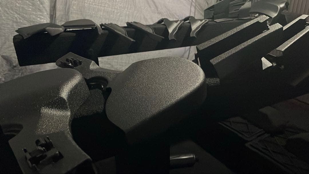 renatyannkawaii様　内装樹脂部品　受注依頼品　ラプターライナー塗装