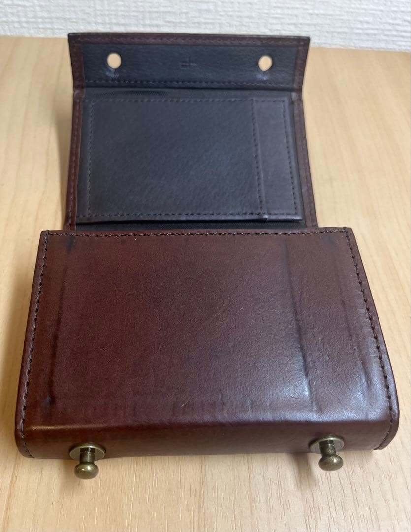 m+ ミッレフォリエ　タバコチョコ　三つ折り財布