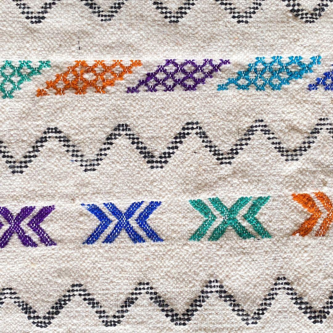 モロッコ ウール キリム ラグ 約59〜62×96cm