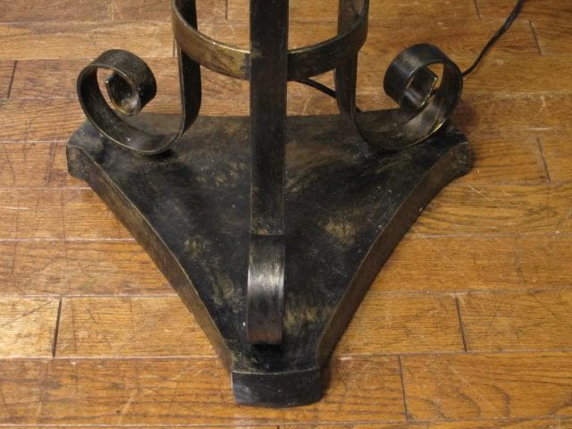 ヴィンテージ アイアンベース 1灯式 フロアスタンド/フロアランプ/照明