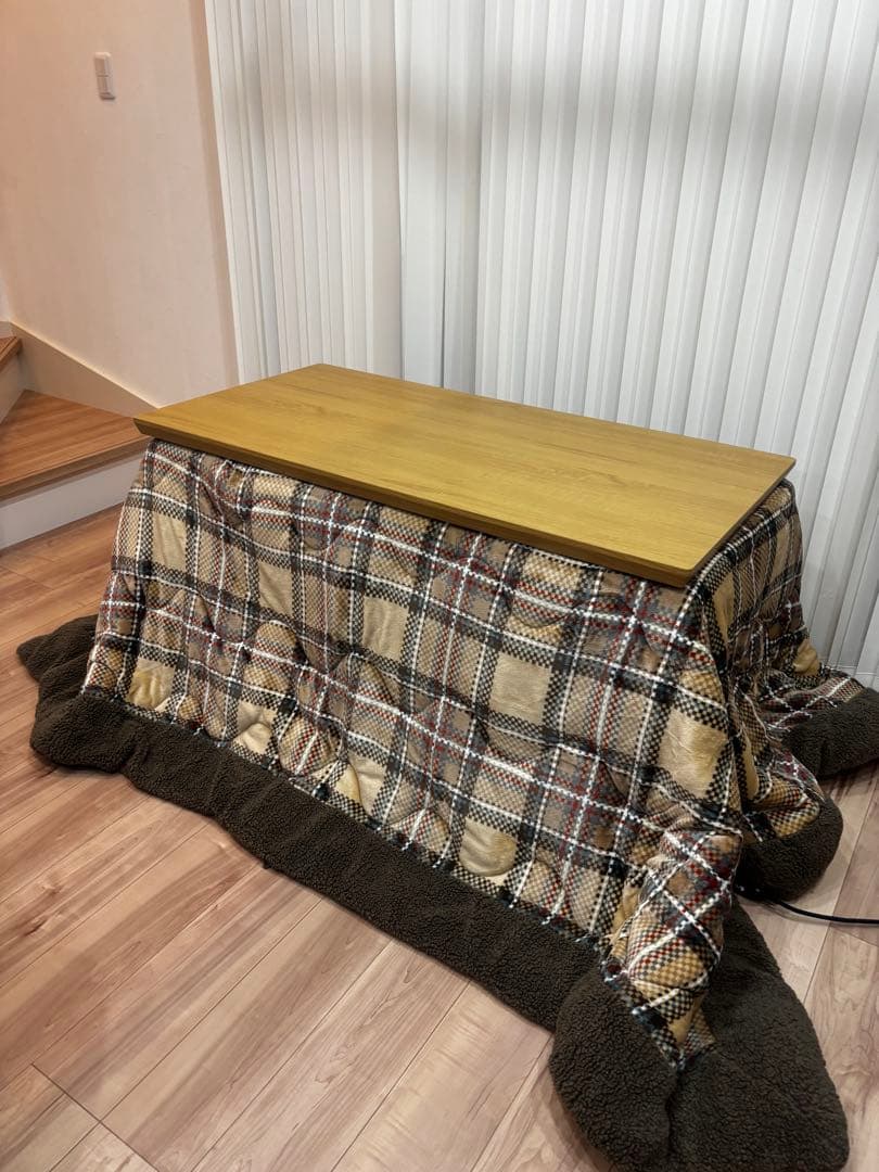 【ひひひさん専用】こたつ・コンセント・USBポート付きソファ前高脚テーブル