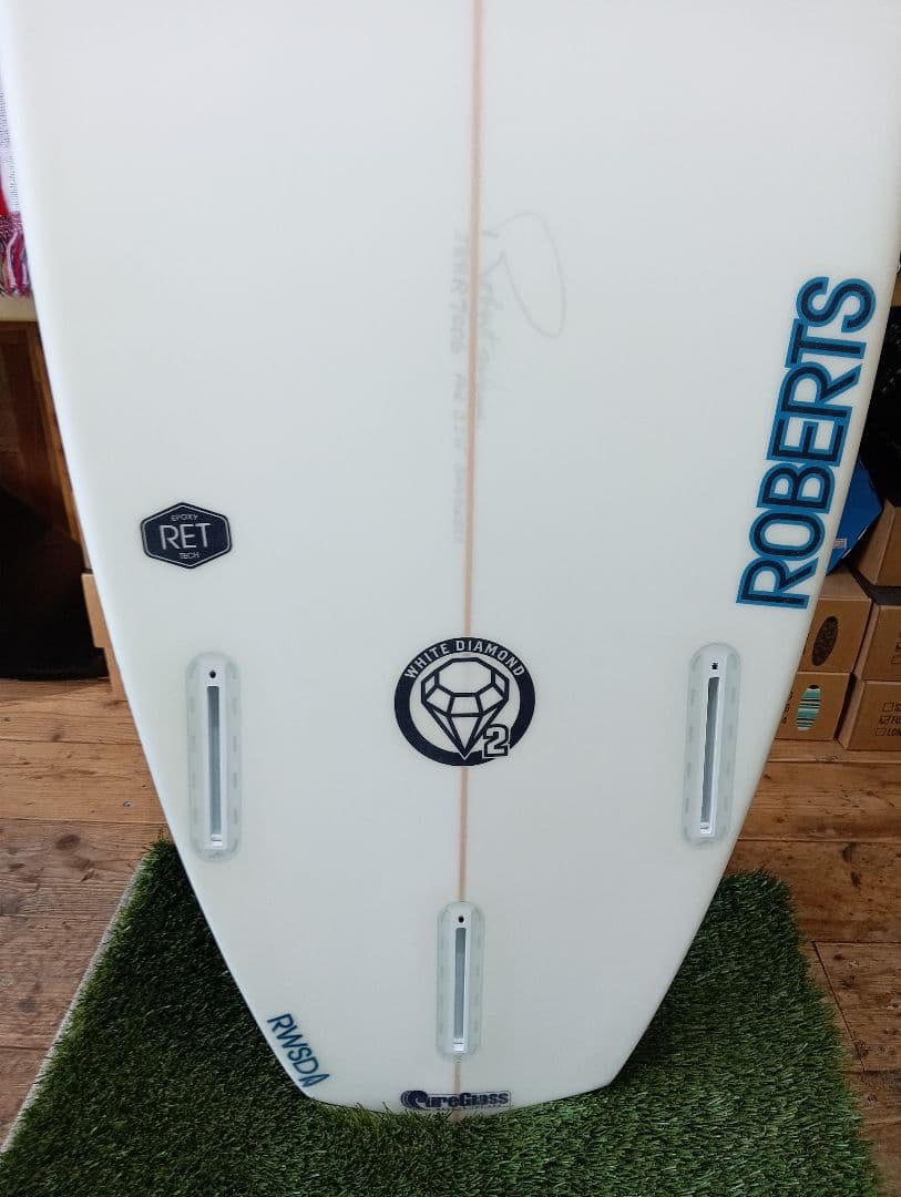 ロバーツ　サーフボード　whitediamond2 デーンレイノルズ　5.5