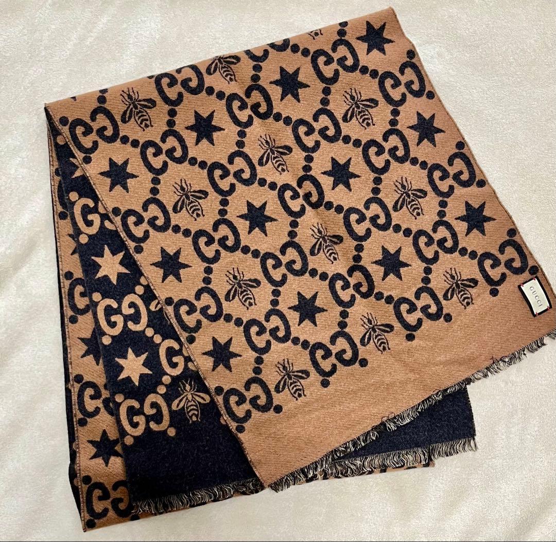 ❗️大幅値下げOK❗️正規品★レア★GUCCI 総柄マフラー