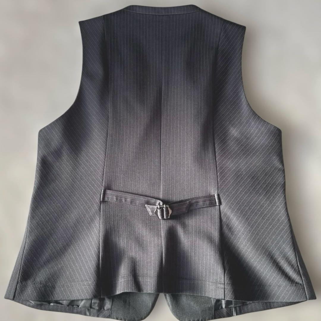 ✨新品✨パトリックコックス　パンツスーツ　スリーピース　ネイビー　ストライプ