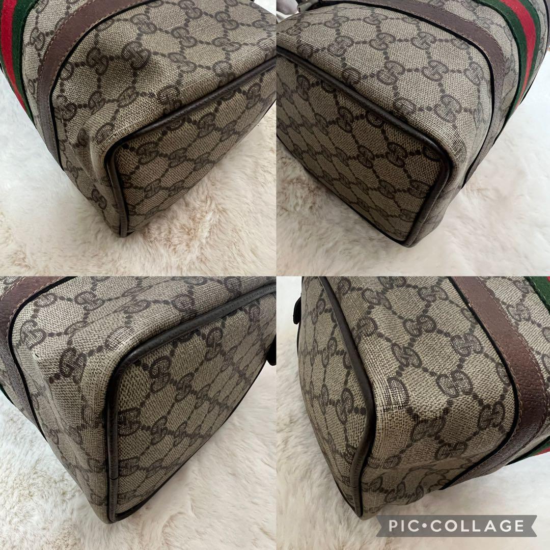 【ジャンク品】GUCCI　グッチ ヴィンテージ シェリーライン ボストン