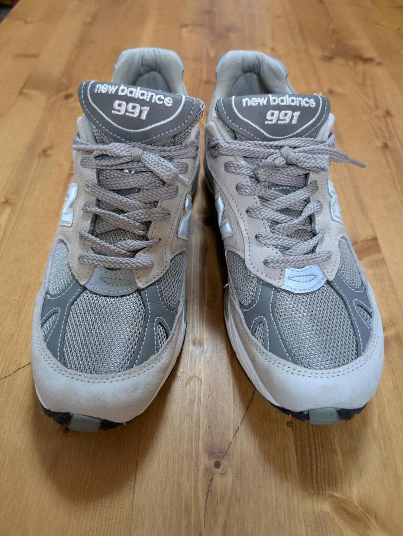 うしおNew Balance 991 グレー スニーカー