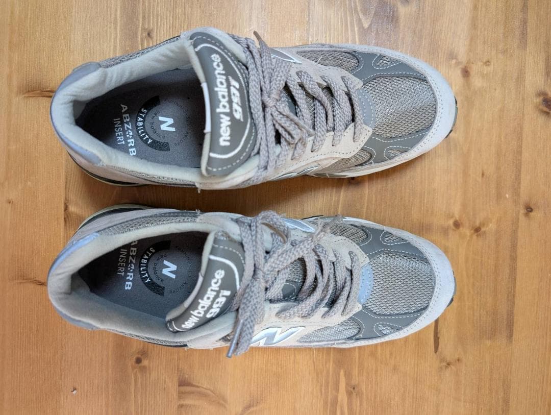 うしおNew Balance 991 グレー スニーカー