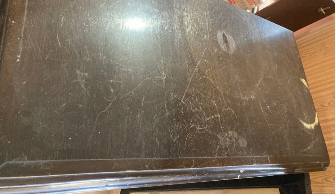 h*e様 レコードキャビネット・レコードラック 木製ガラス扉・アナログ・ヴィンテ