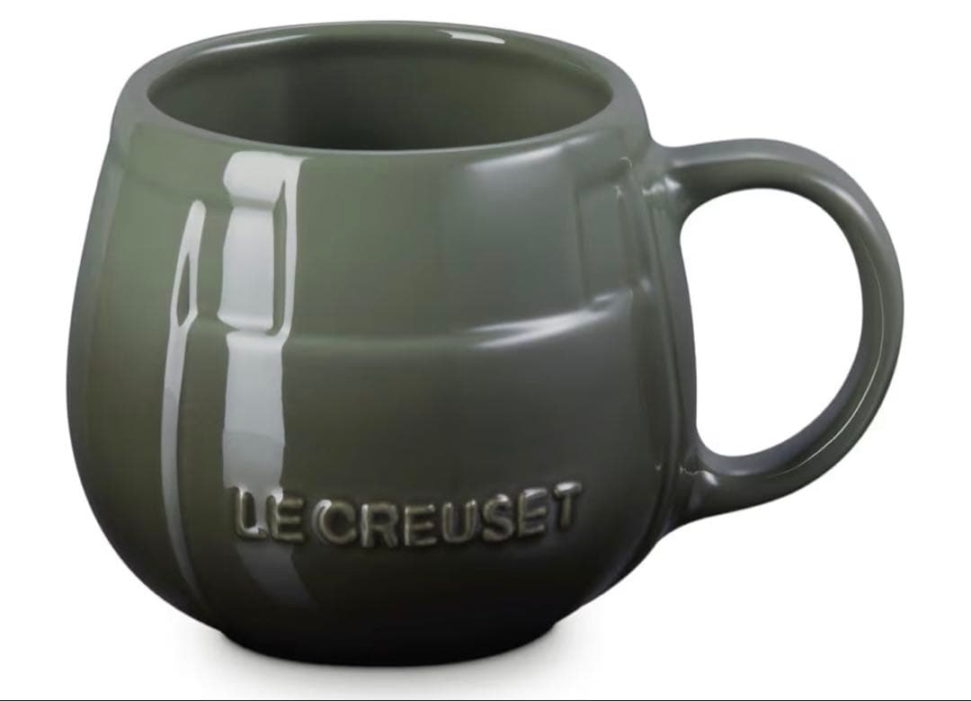 LE CREUSET メッシュラウンドプレート 2枚　マグカップ2脚セット