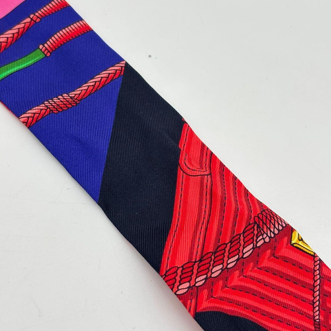 HERMES エルメス ツイリー シルク スカーフ クリックラック タグあり