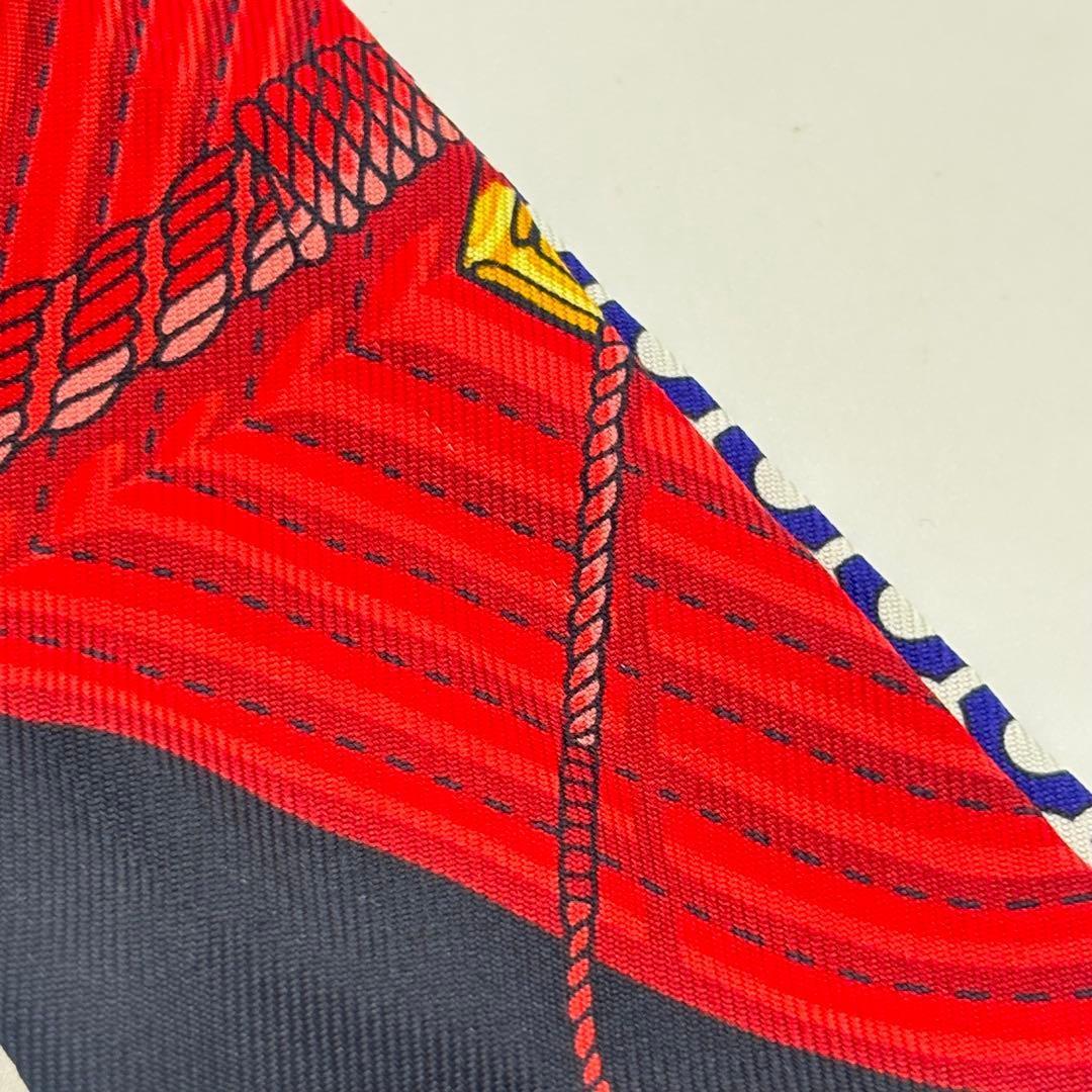 HERMES エルメス ツイリー シルク スカーフ クリックラック タグあり
