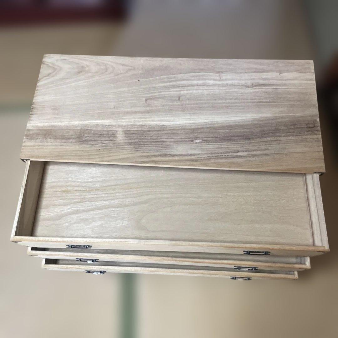 天然桐箪笥　3段収納 衣装箪笥 着物収納 チェスト